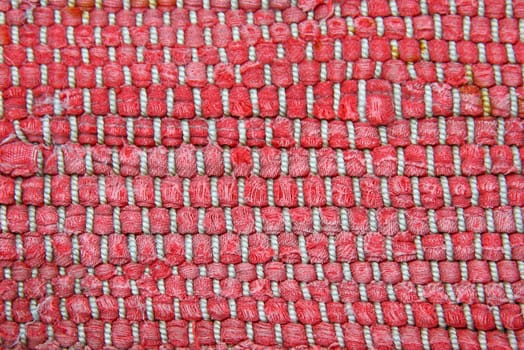 Structure of a knitted fabric. A photo close up.