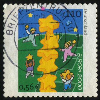 GERMANY- CIRCA 2000: stamp printed by Germany, shows children, circa 2000.