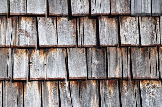 Wooden shingles