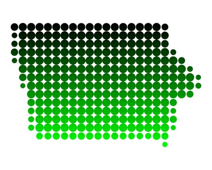 Map of Iowa