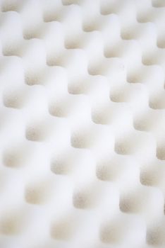 Closeup background of acoustic foam wall