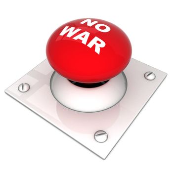 image the red button on a white background