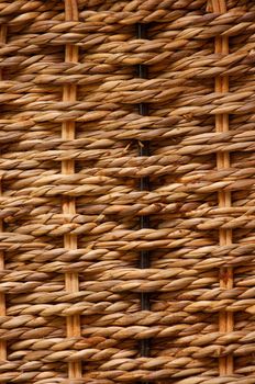 Texture of the bottom of a woven basket