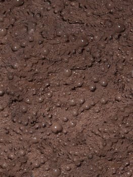 Brown Chocolate bubbles background texture