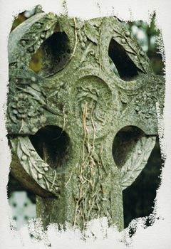 a celtic cross in co waterford ireland