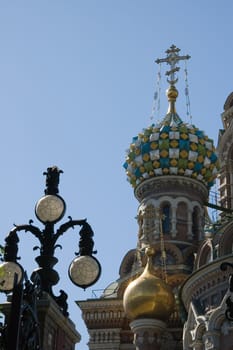 Temple "Spas Na Krovi" in Saint-Petersburg, Russia