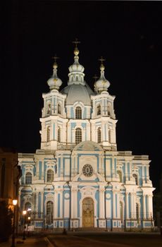 "Smolny" temple in St.Petersburg, Russia