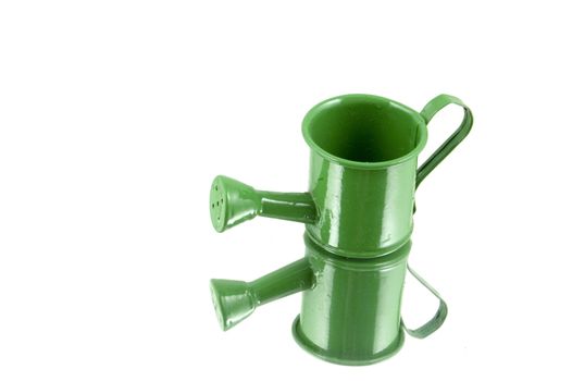 green watering can