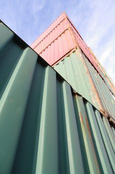 containers in a container terminal