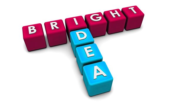 Bright Idea in Simple and Creative 3D Blocks
