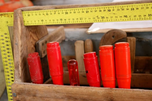 close-up of a tool box.....