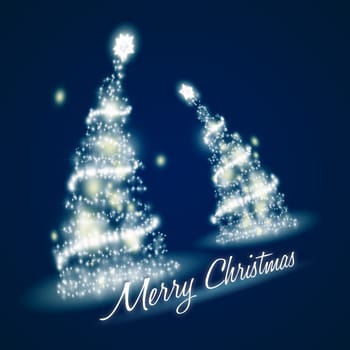 An image of a nice blue christmas background