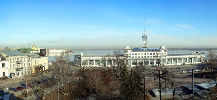 River station in Nizhny Novgorod. Russia