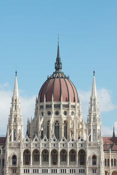 Detail of the Hungarian Parliament building