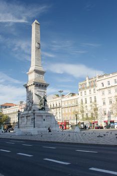 Monument at Lisbon's downtown