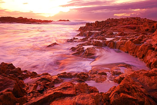 Seascape in South Africa