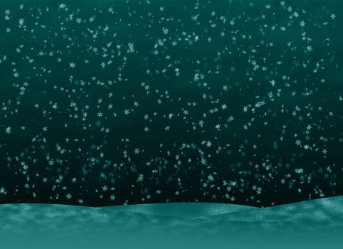 Background of a snow. The abstract image of winter weather