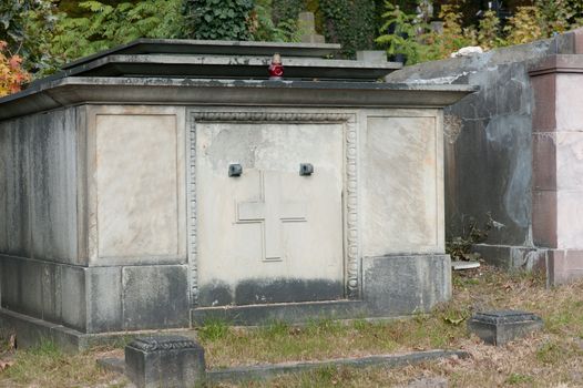 Old crypt. Since its creation in 1787 Lychakiv Cemetery Lvov, Ukraine