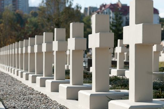 Military cemetery. Since its creation in 1787 Lychakiv Cemetery Lvov, Ukraine