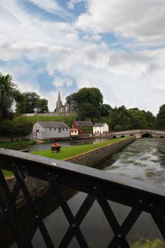 a beautiful irish town in the country