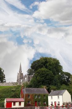 a beautiful irish town in the country