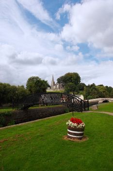 a beautiful irish town in the country