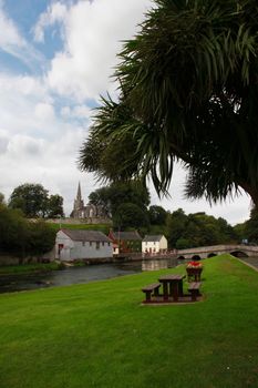 a beautiful irish town in the country