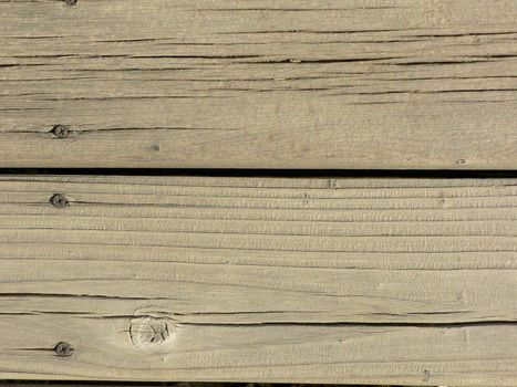 Wooden deck planks.