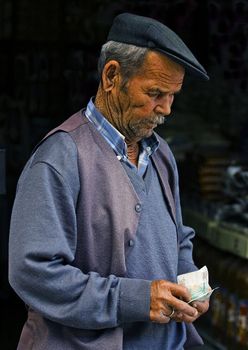 portrait of a turkish man in Ankara