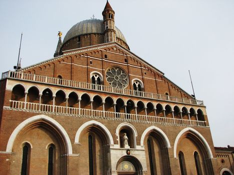 A view of St. Anthony Basilica in Padua, Italy.

