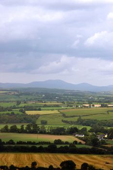 a scenic view in the irish countryside