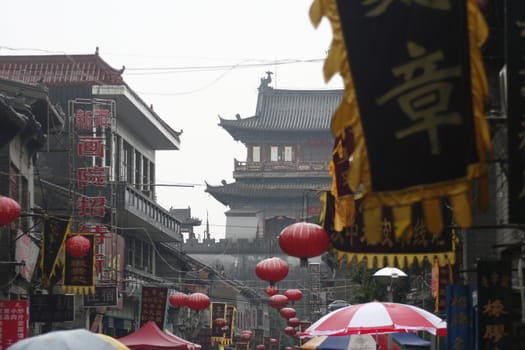 building in the old city of Luoyang