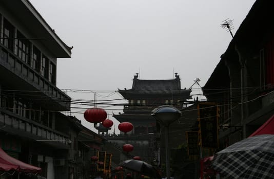 building in the old city of Luoyang