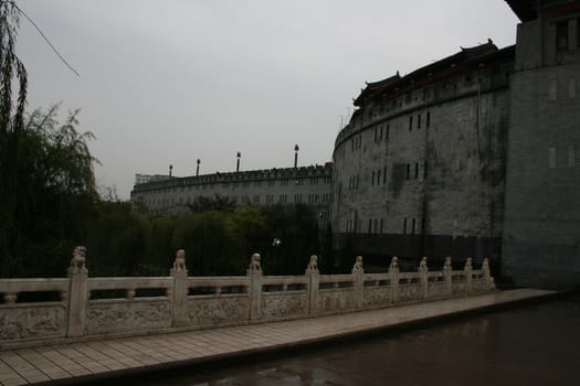 city wall in the old city of Luoyang