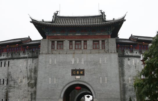 city gate in the old city of Luoyang