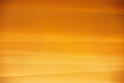 Orange futuristic wireframe background texture. Abstract illustration.