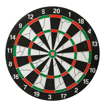 Board for darts. It is isolated on a white background