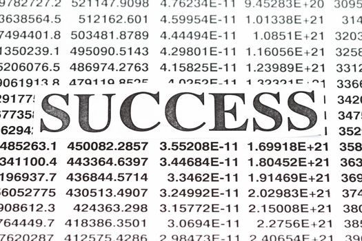 All Numbers and Finance with the word success.