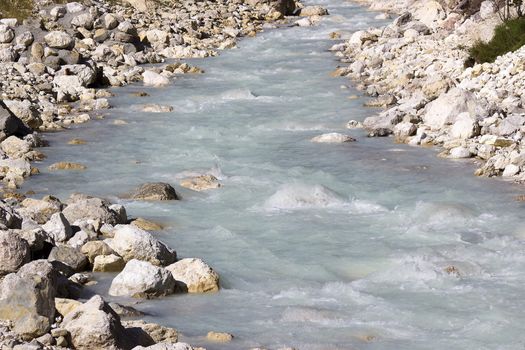  alpine river Soca in Slovenia 