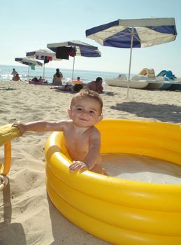 Little boy of the beach