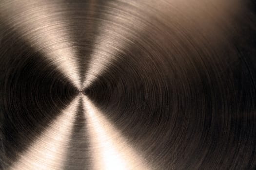 A close up of a stainless steel pan basin.