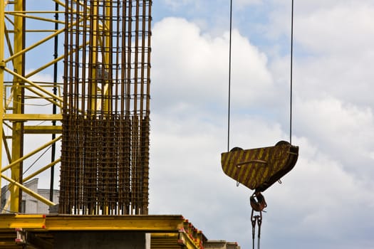 construction series: element of heavy duty crane
