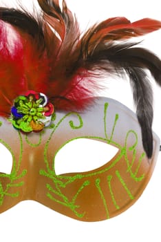 Mask. Carnival the mask is isolated on a white background