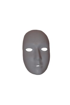 a halloween mask with clipping path