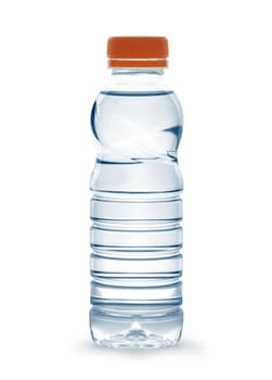 Bottle with water. It is isolated on a white background