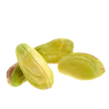Pistachioes. Nuts it is isolated on a white background
