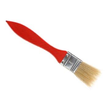 Painting brush. The tool for painting. It is isolated on a white background