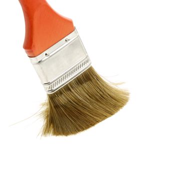 Painting brush. The tool for painting. It is isolated on a white background