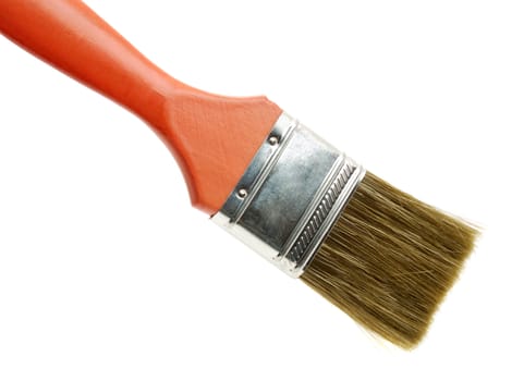 Painting brush. The tool for painting. It is isolated on a white background