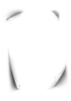 page of a paper with the bent corners. The abstract image